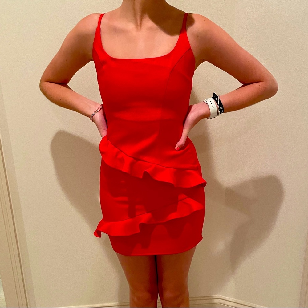 hello molly red dress